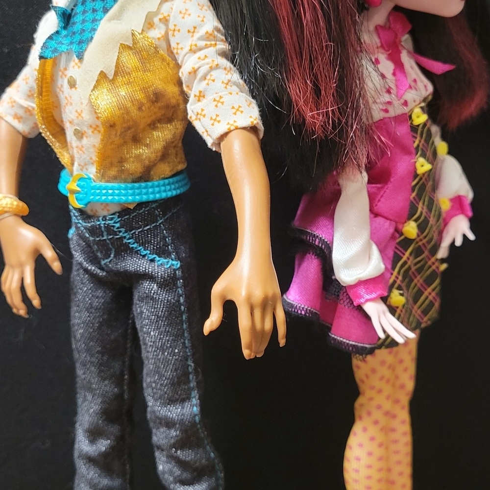 G1 Monster High Forbitten Love Draculaura & Clawd Wolf Only Displayed - Picture 16 of 16